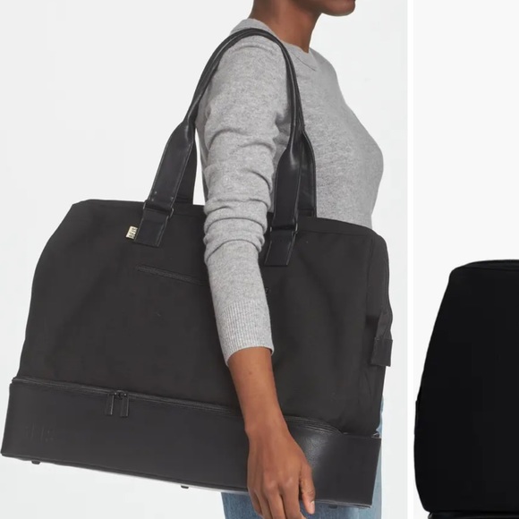 BEIS The Weekend Travel Bag BLACK - Picture 3 of 11